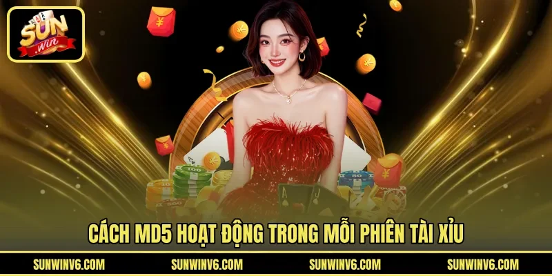 Cách MD5 hoạt động trong mỗi phiên Tài Xỉu
